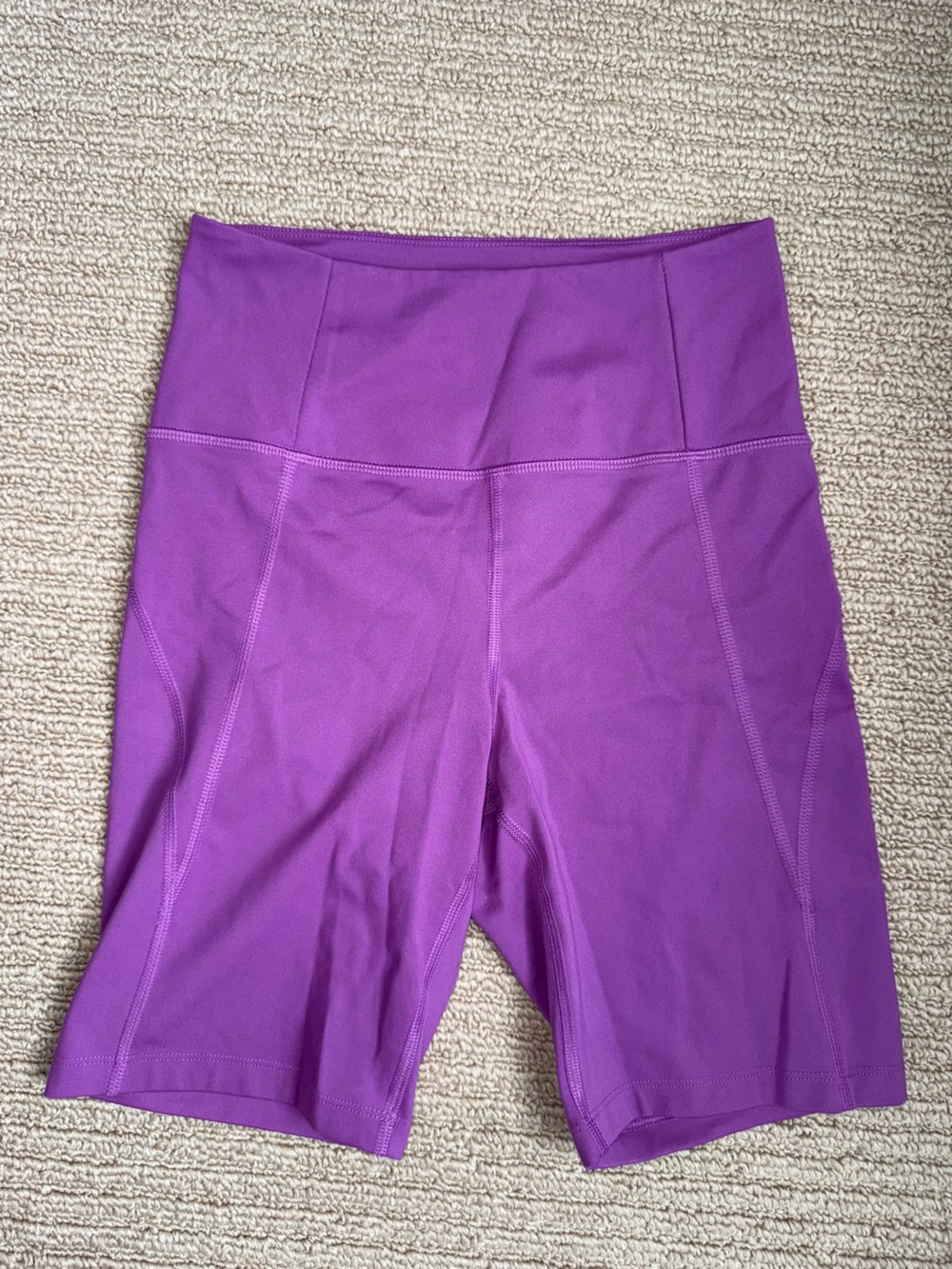 girlfriend collective Bright Purple Biker Shorts 8”